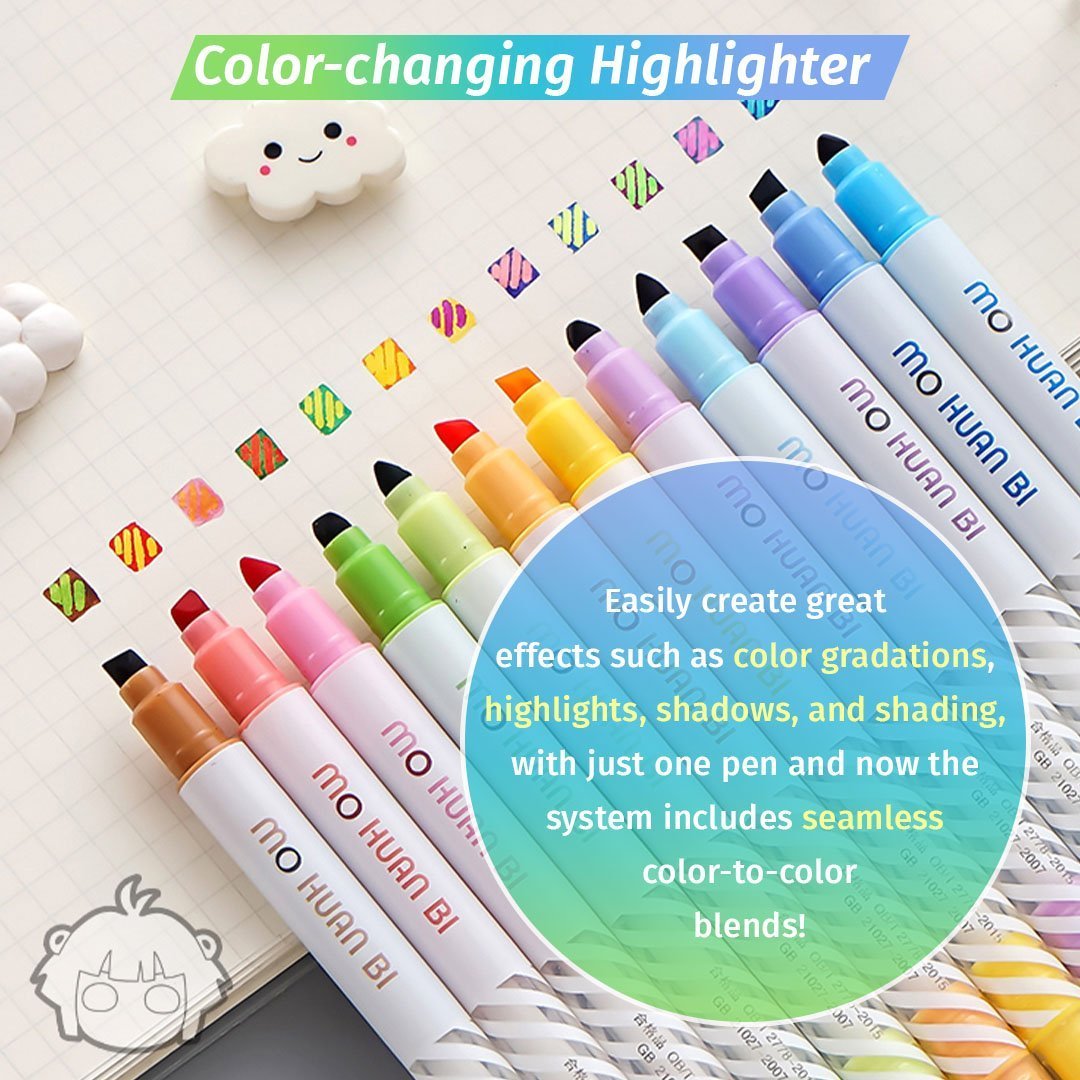 🎨Color Changing Marker Pen - Create 3D Lettering or Write Secret Messages