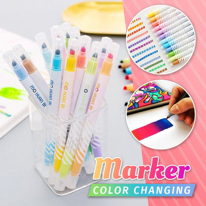 🎨Color Changing Marker Pen - Create 3D Lettering or Write Secret Messages