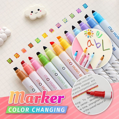 🎨Color Changing Marker Pen - Create 3D Lettering or Write Secret Messages