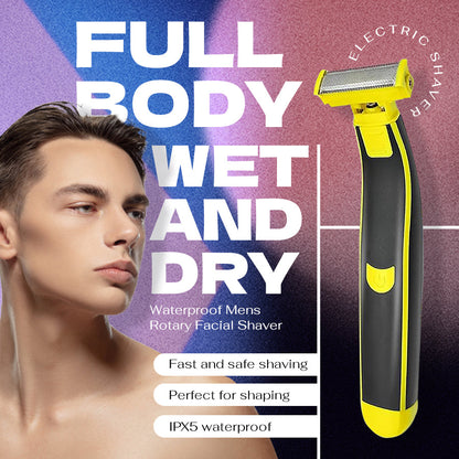 Wet and dry shaver for the entire body
