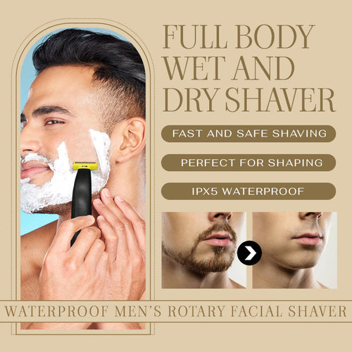Wet and dry shaver for the entire body