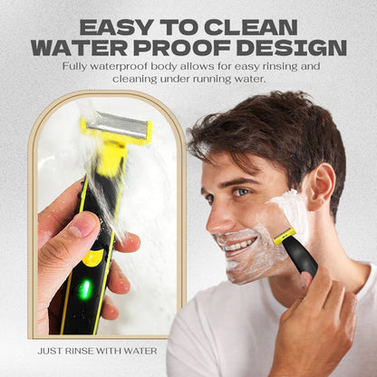 Wet and dry shaver for the entire body