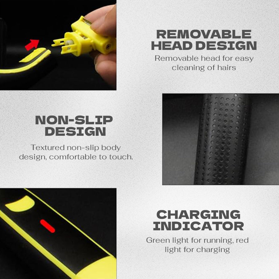 Wet and dry shaver for the entire body