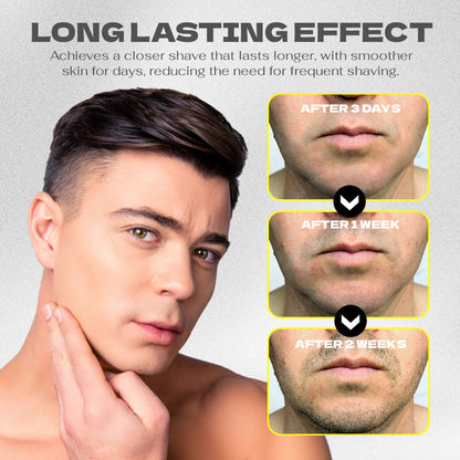 Wet and dry shaver for the entire body